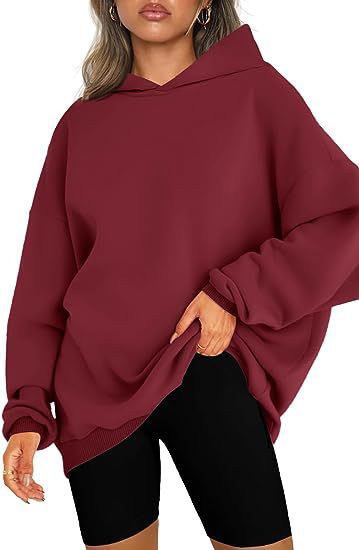 Damen Oversize Hoodie mit Kapuze