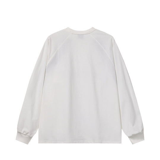 Unisex Oversize-Sweatshirt im Retro-Sportstil mit Raglanärmeln und Kontrastpaspel Shop Nory