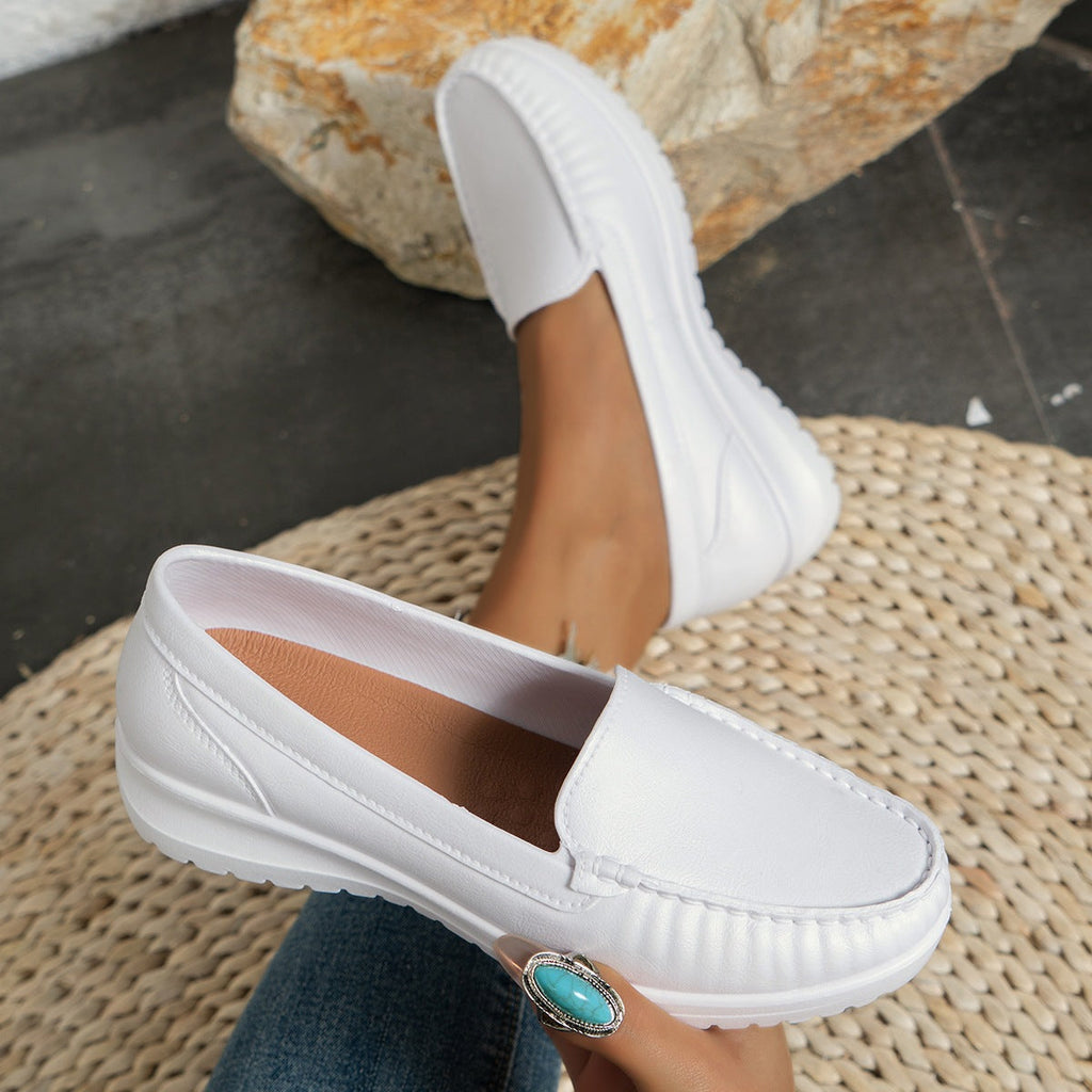 Damen Komfortable Slip-On Mokassins
