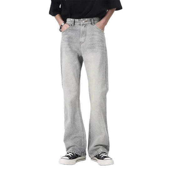 Herren Lässige Hochtaillierte Jeans Shop Nory