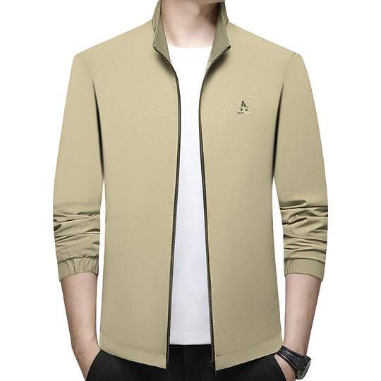 Herren Feldjacke mit Kontrast-Einsätzen und Brust-Reißverschlusstasche Shop Nory