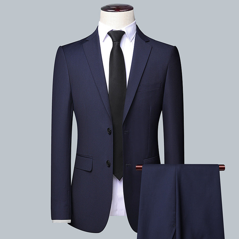 Herren Modernes Slim-Fit Anzug-Sakko mit feiner Struktur, leichtem Stretch und Pattentaschen Shop Nory