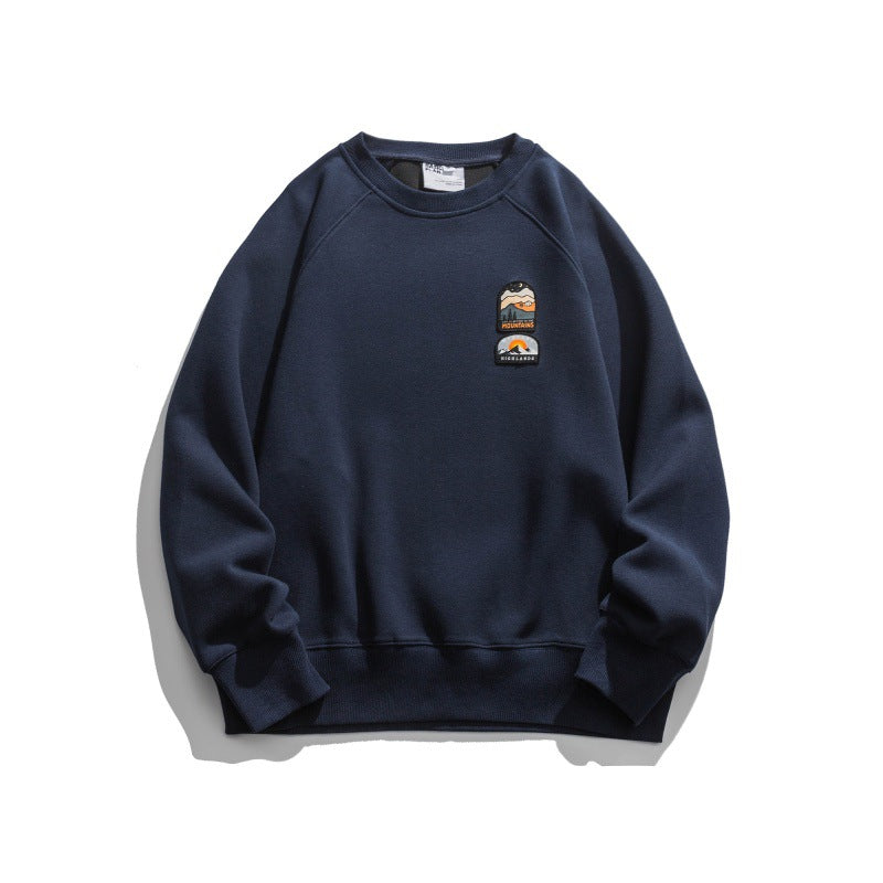 Unisex Oversize-Sweatshirt mit Raglanärmeln und Berg-Patch Shop Nory