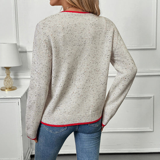 Damen Kuschelige Strickjacke mit Knopfdetails Shop Nory