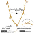 Damen elegante Halskette mit wasserfestem Design und hypoallergenen Eigenschaften Shop Nory