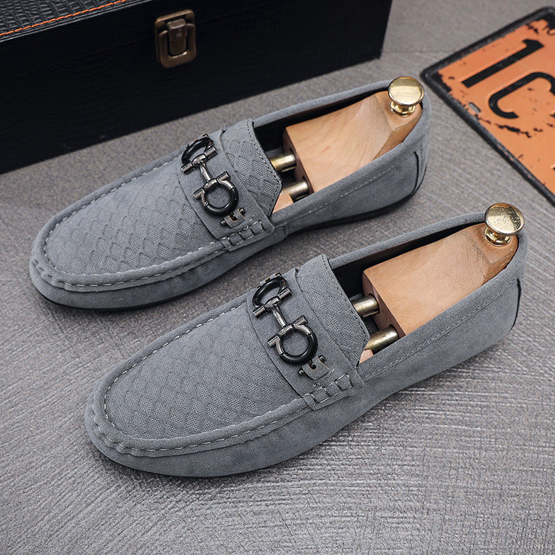 Herren Elegante Velours Mokassins Shop Nory