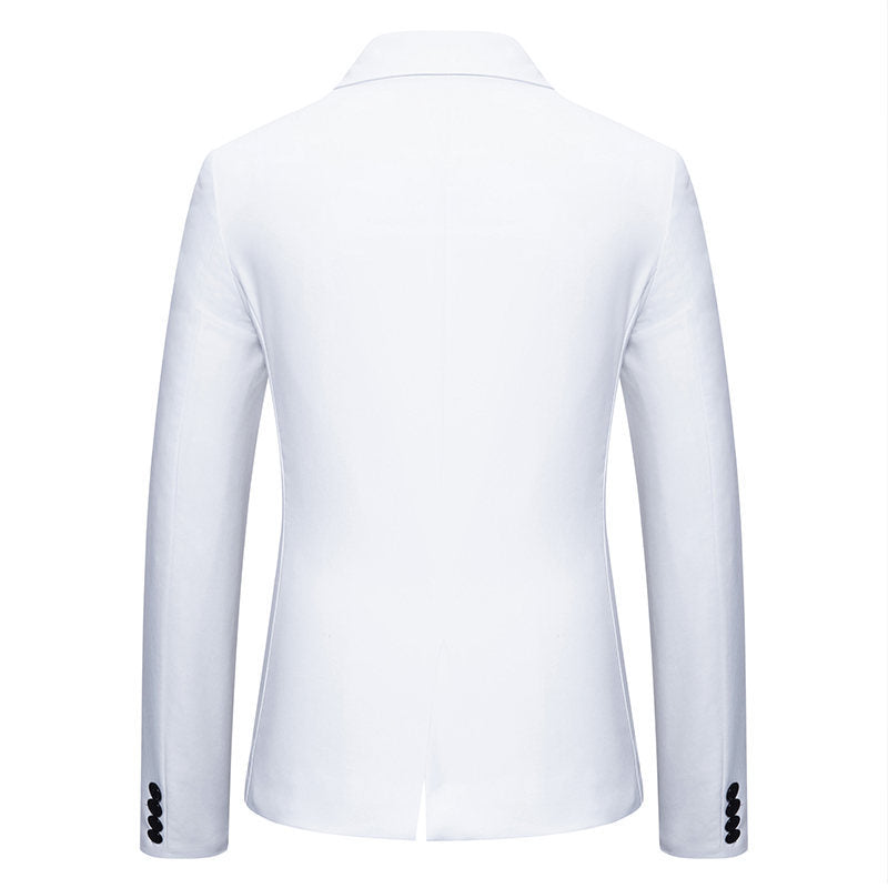Herren Eleganter Blazer mit kontrastierenden Details