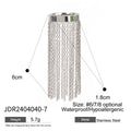 Damen Hypoallergener Edelstahl Ohrringe mit elegantem Ketten-Design Shop Nory