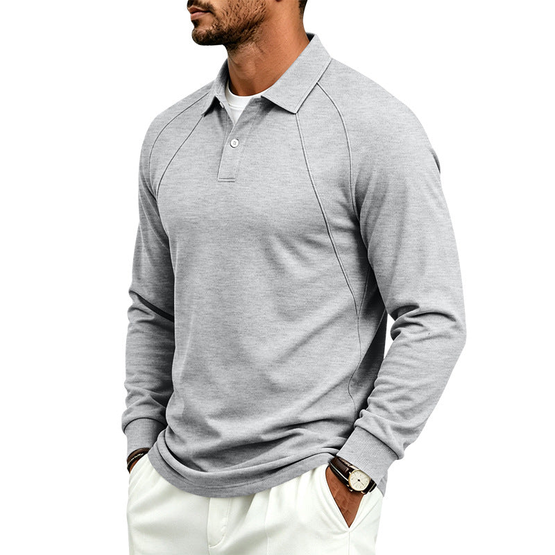 Herren Langarm-Poloshirt mit Raglannähten, Performance-Finish und sportlichem Kragen Shop Nory