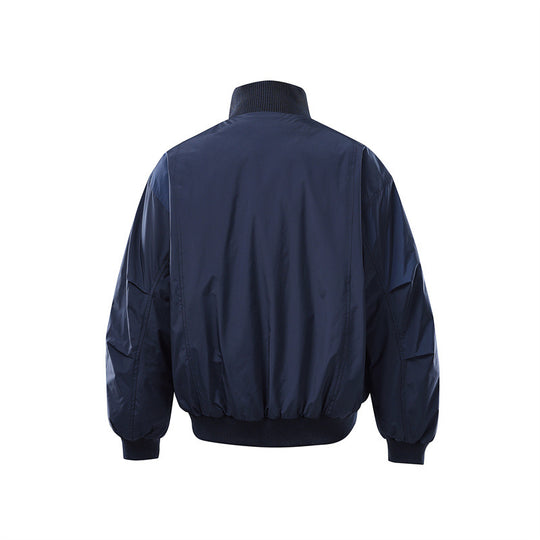 Herren Leichte Nylon-Bomberjacke mit Stehkragen und elastischem Saum Shop Nory