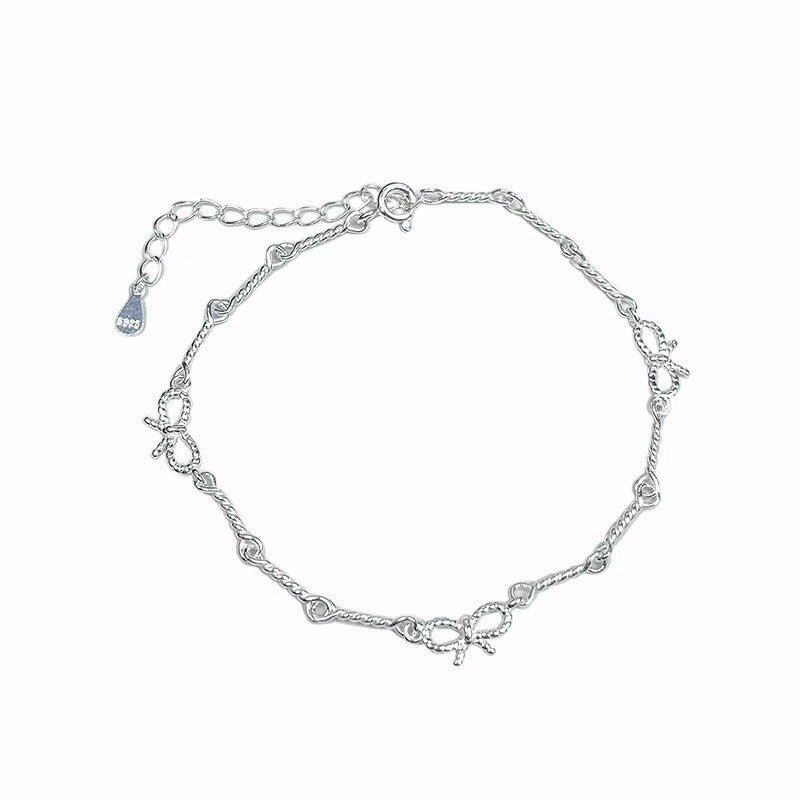 Damen zartes Armband mit einzigartigem Schleifenmuster Shop Nory