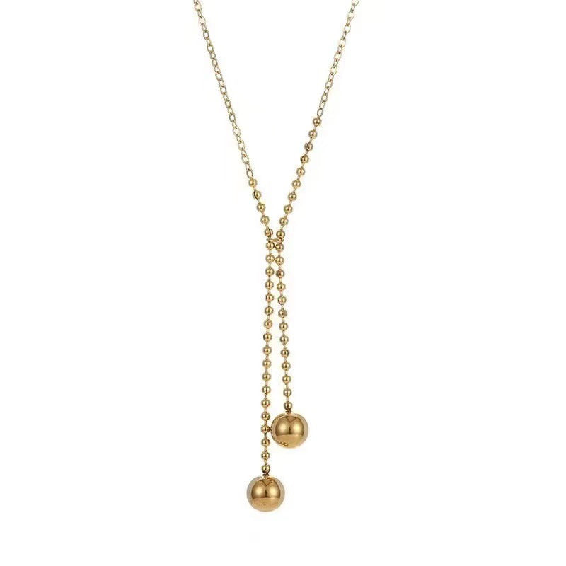 Damen Adjustable Ball Pendant Necklace Shop Nory