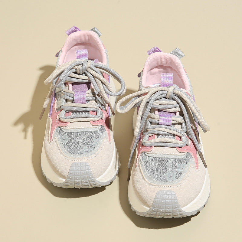 Damen Sportliche Sneaker mit atmungsaktiver Mesh-Oberfläche und innovativem Dämpfungssystem