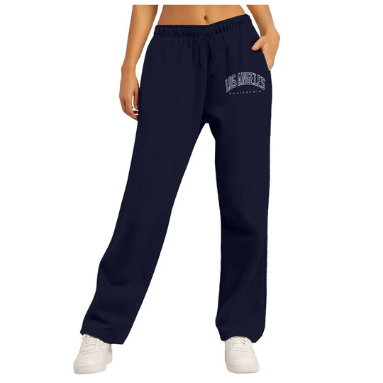 Damen nan weite High-Waist Lounge-Hose mit elastischem Bund und Eingrifftaschen Shop Nory