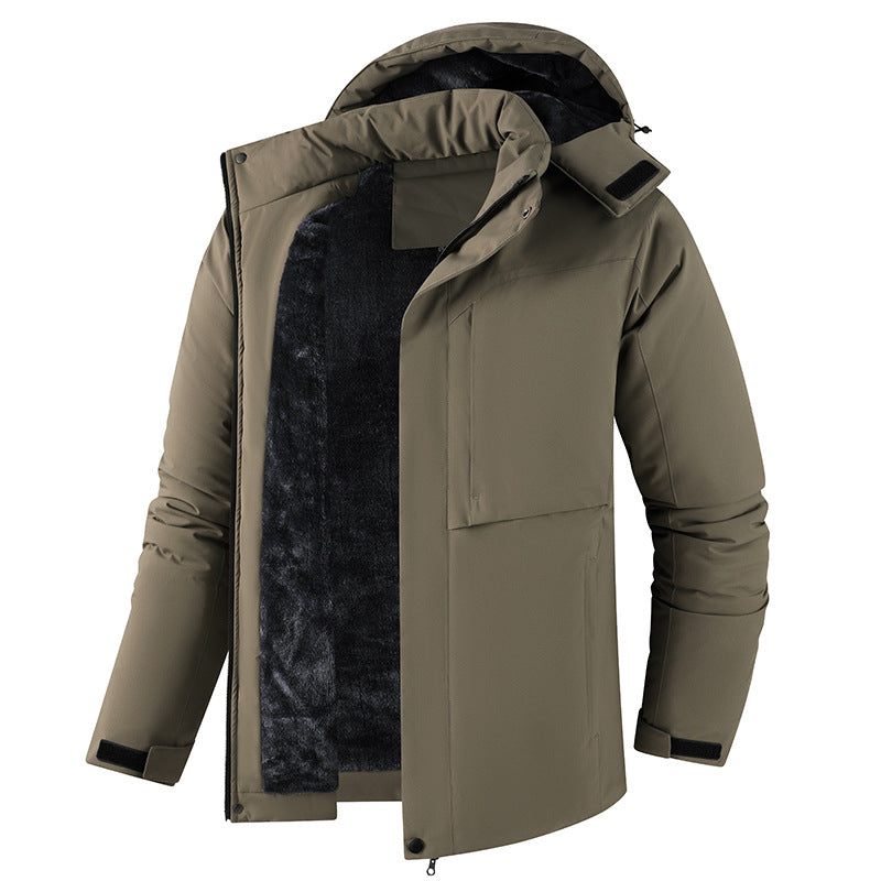 Herren Technische Winterjacke mit Fleece-Innenfutter Shop Nory
