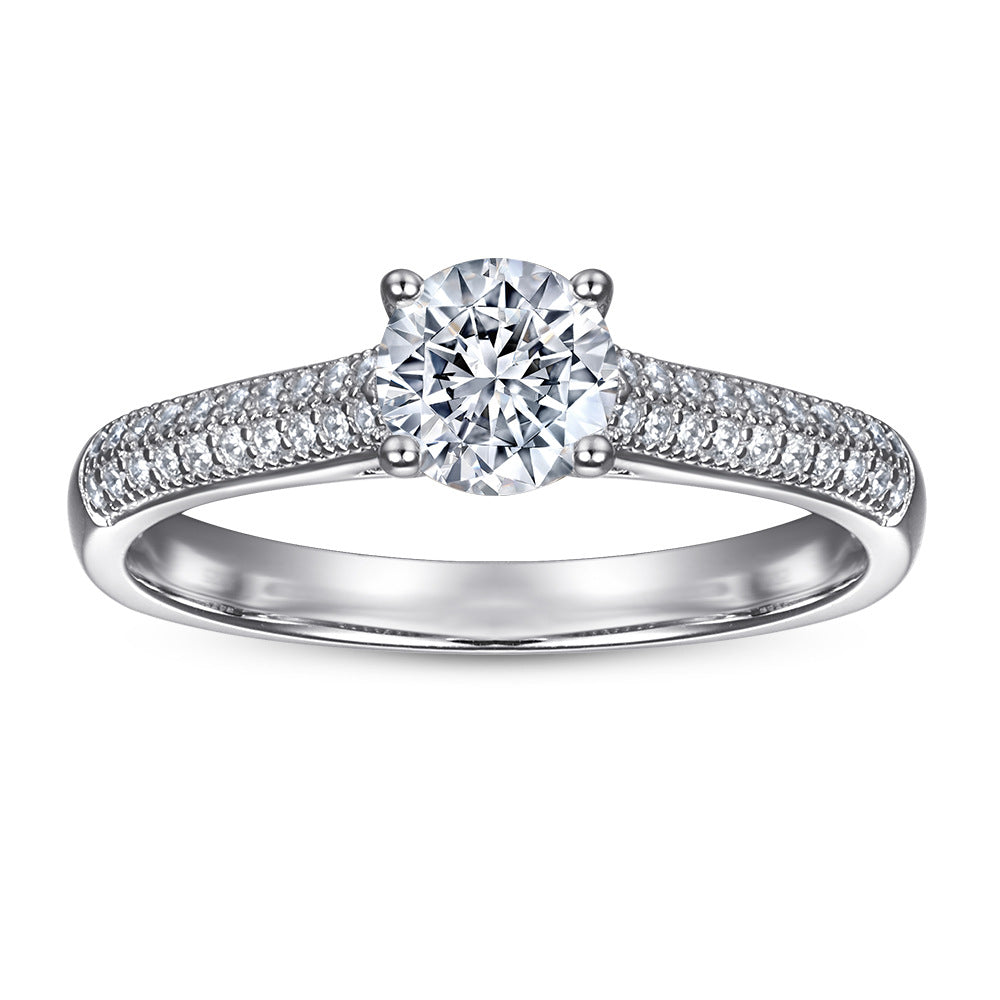 Damen Ring mit funkelndem Zirkonia-Besatz Shop Nory