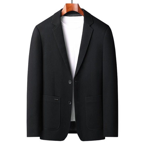 Herren Casual-Sakko mit unstrukturierter Silhouette, Waffelstruktur und aufgesetzten Taschen Shop Nory