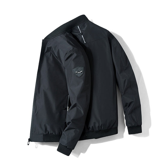 Herren Urbaner Microfaser-Bomber mit wasserabweisender Membran und verdecktem Frontzip Shop Nory