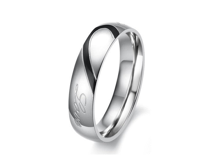 Herren Ring mit elegantem, graviertem Dekor und geschwungenem Roségold-Akzent Shop Nory