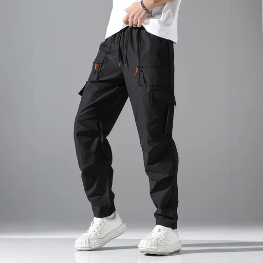 Herren Bequeme Cargo-Hose mit elastischem Bund Shop Nory