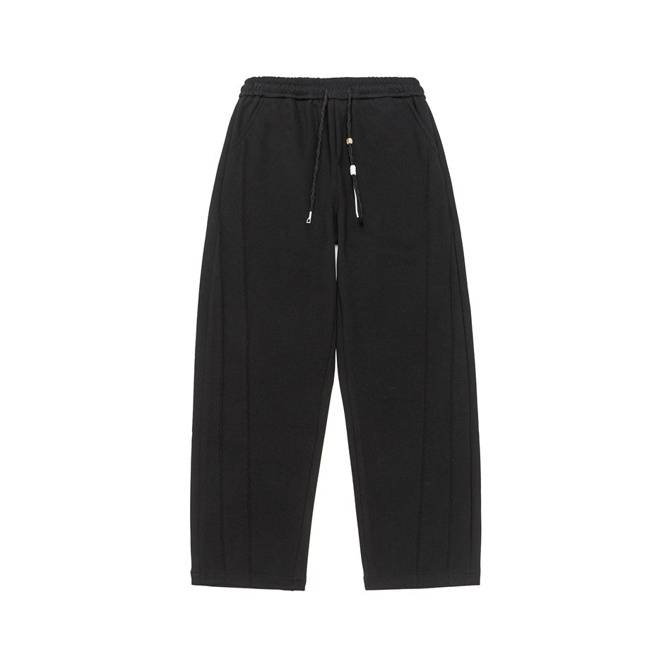 Damen Weite High‑Waist Jogginghose mit Ziernähten und Kordelzug Shop Nory