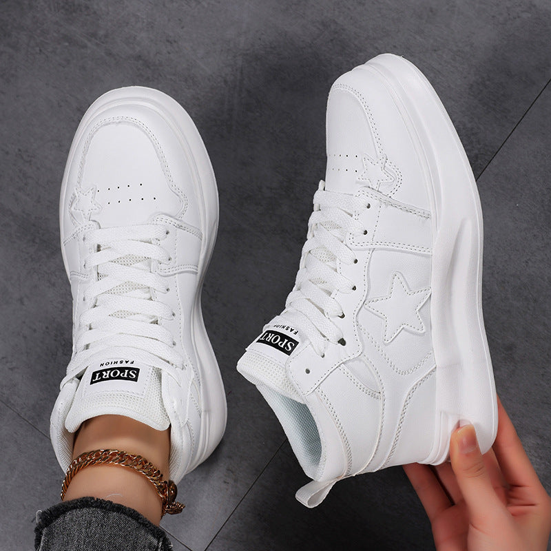 Damen Sportliche Sneaker mit ergonomischer Dämpfungstechnologie und trendigem Sternenmuster Shopnory