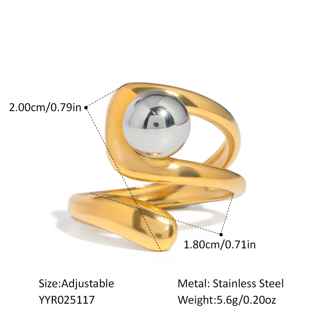Damen trendiger Statement-Ring Shop Nory