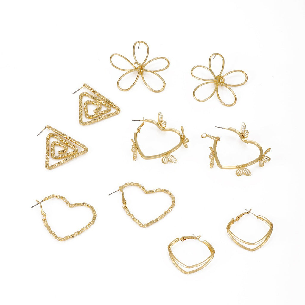 Damen Ohrringe im floralen Drahtdesign Shop Nory