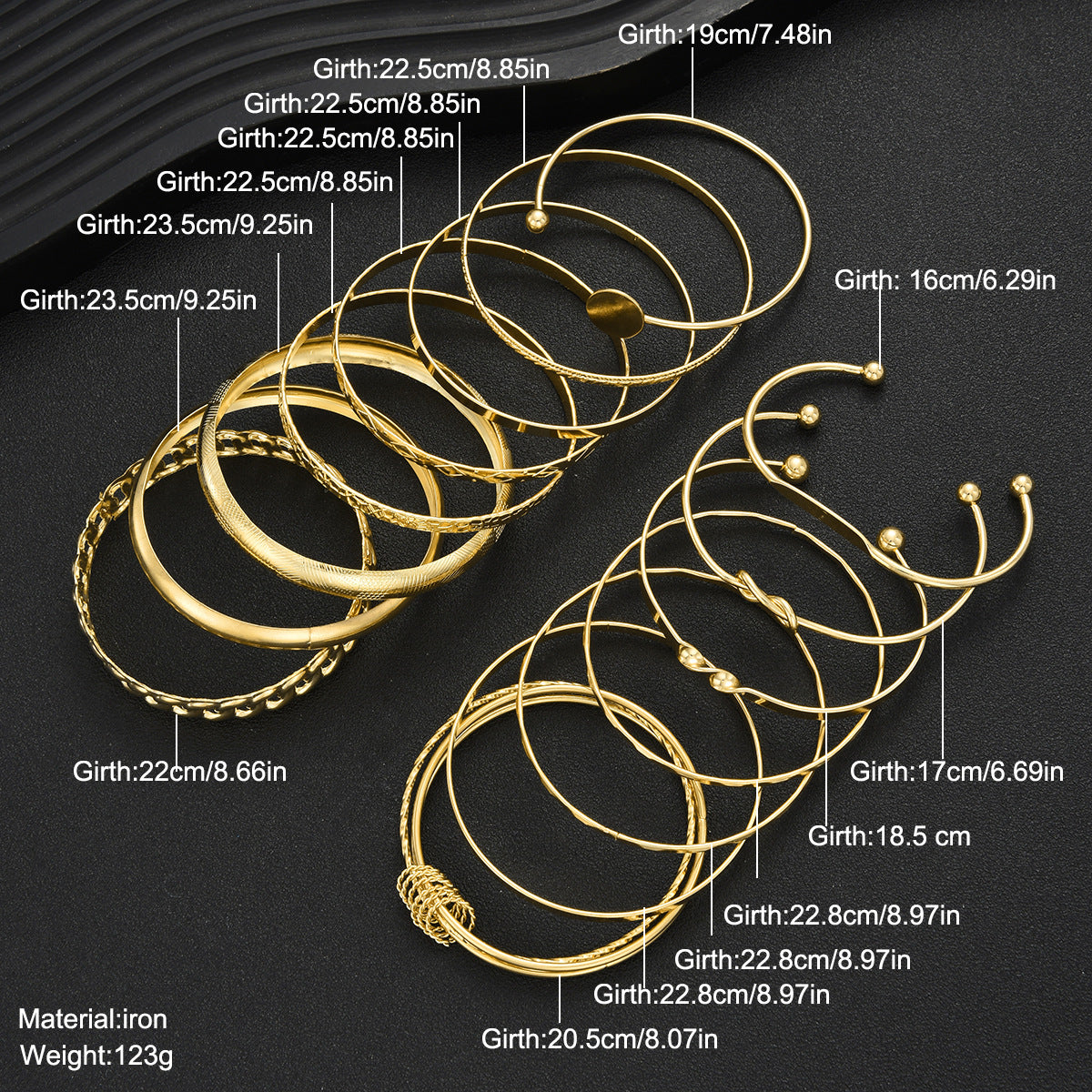 Damen Armreifen Set mit vielfältigen Designvariationen Shop Nory
