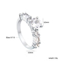 Damen Ring mit kunstvollem Zirkonia-Design Shop Nory