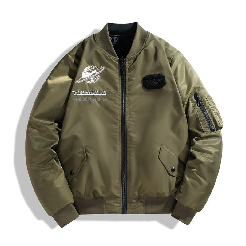 Herren Modische Bomberjacke mit hochschließendem Kragen Shop Nory