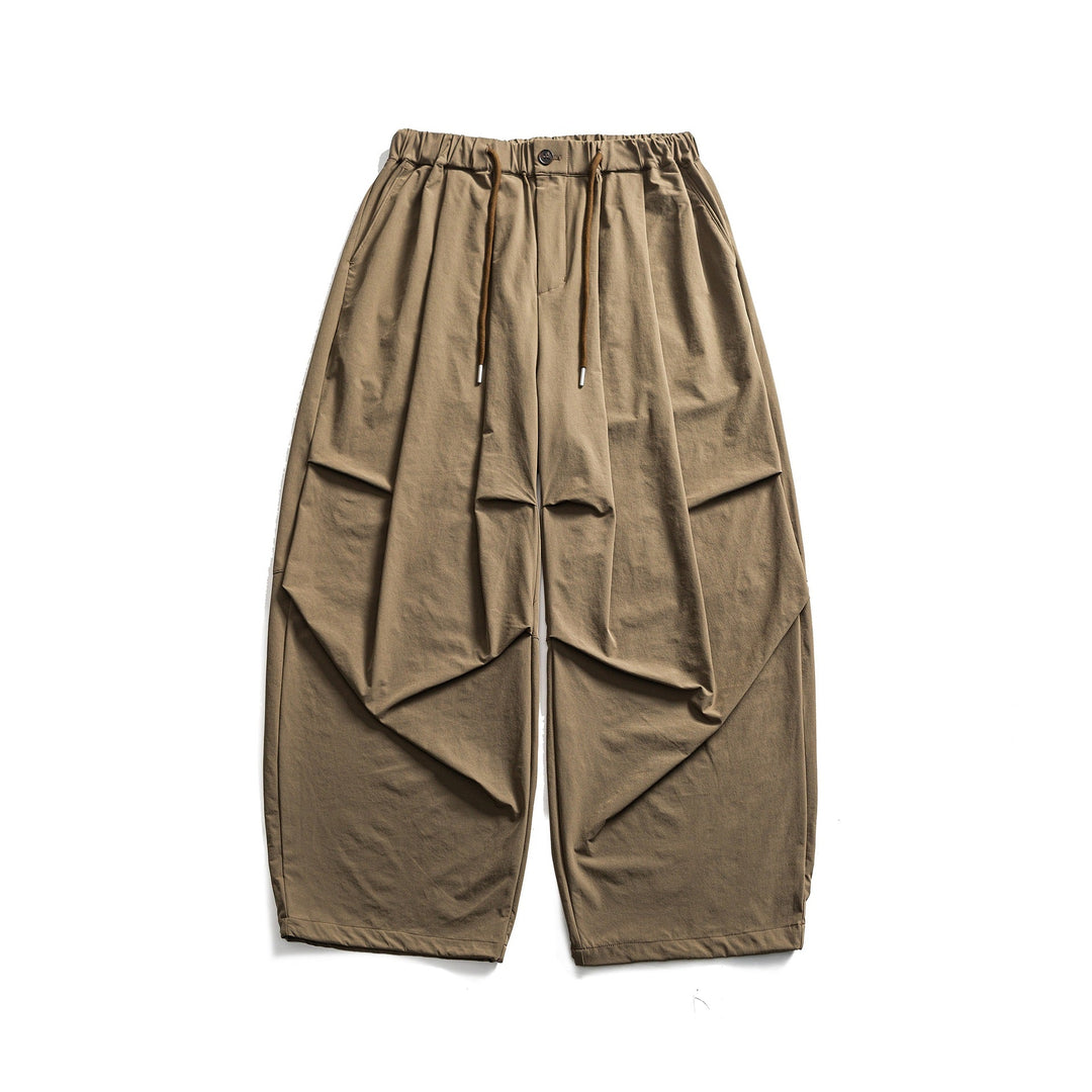 Damen Weite Cropped-Cargo-Culotte mit Tunnelzugbund und Falten-Detail Shop Nory