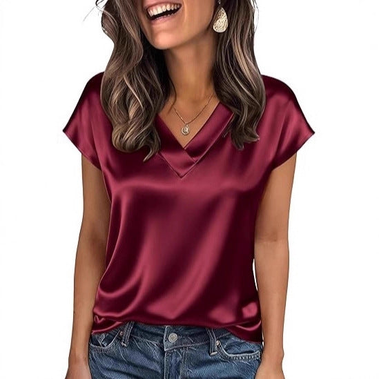 Damen Satinbluse ShopNory