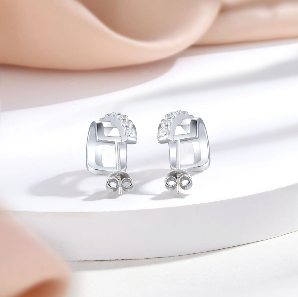 Damen Creolen mit funkelndem Zirkonia-Besatz Shop Nory