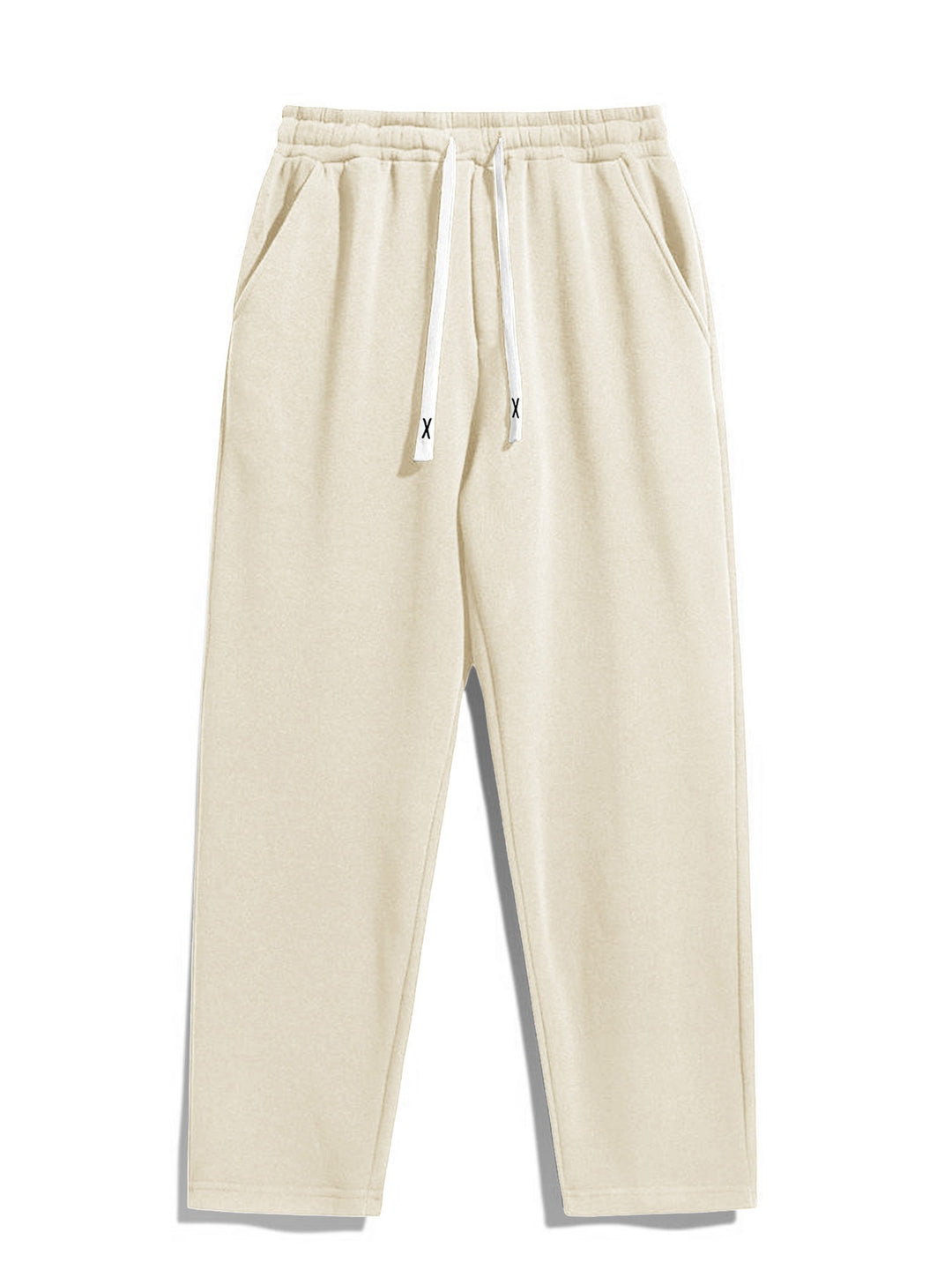 Damen Taillierte Fleece-Jogginghose mit hohem Komfortbund, Kordelzug & Seitentaschen Shop Nory
