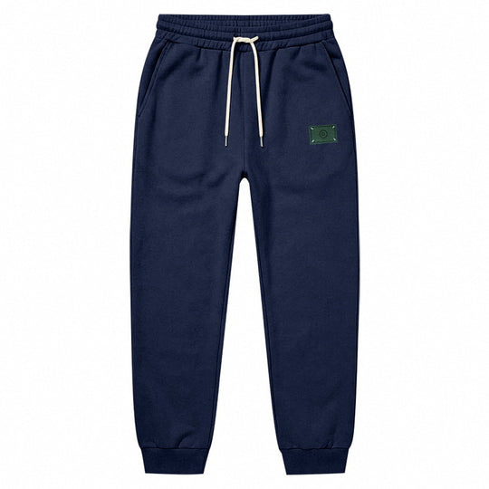 Herren Minimalistische Fleece-Jogginghose mit elastischem Tunnelzug und schmalen Bündchen Shop Nory