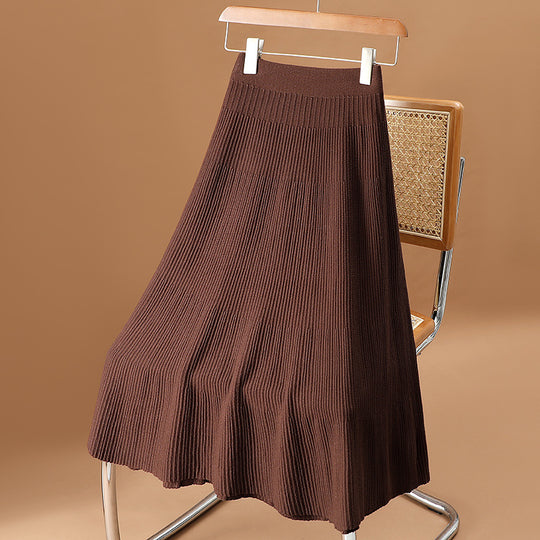 Damen Eleganter und schwingender Plisseerock Shop Nory