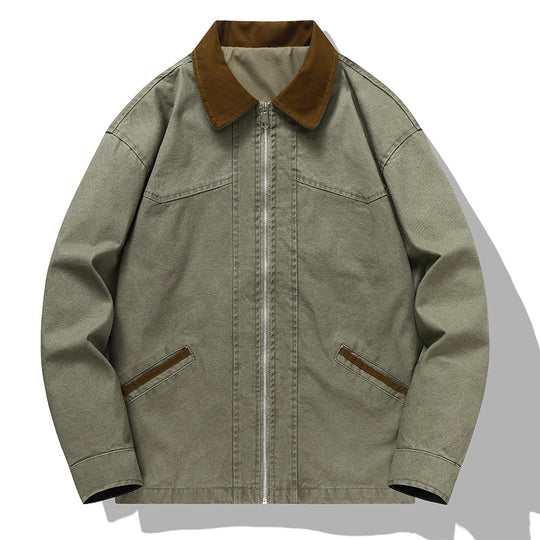 Herren Lässige Freizeitjacke mit hohem Kragen Shop Nory