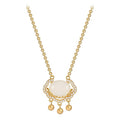 Damen Elegante Edelstein Tropf Halskette Shop Nory