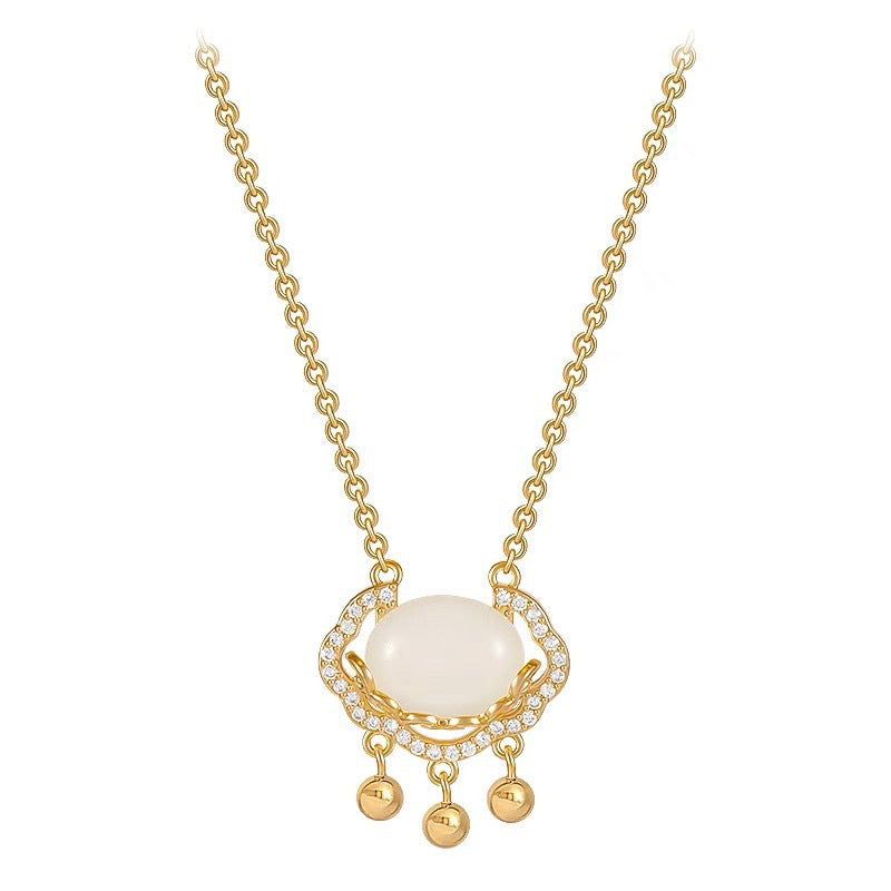 Damen Elegante Edelstein Tropf Halskette Shop Nory