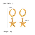 Damen Ohrhänger mit maritimem Sternen-Design aus hypoallergenem Edelstahl Shop Nory
