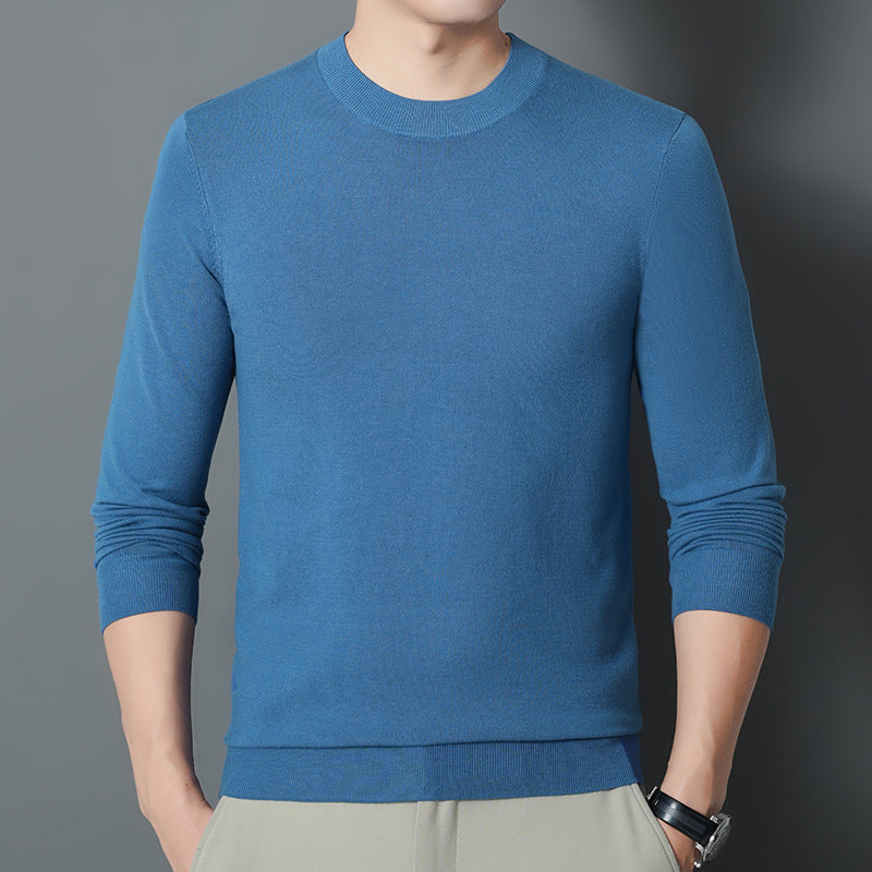 Herren Feiner Rundhalspullover aus Feinstrick mit schmaler Silhouette Shop Nory