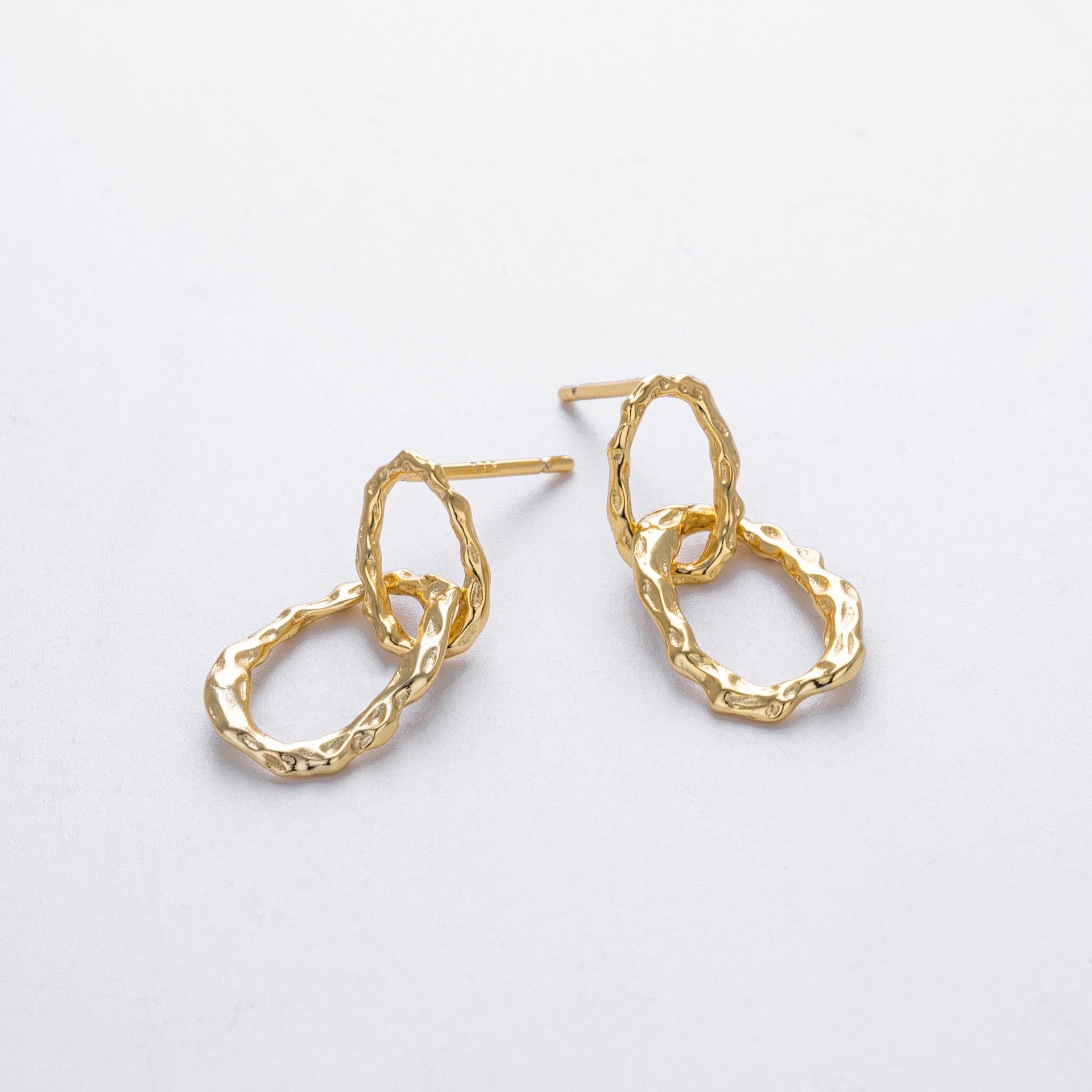 Damen Ohrhänger im modernen, organischen Design aus hochwertigem 925 Sterling Silber Shop Nory