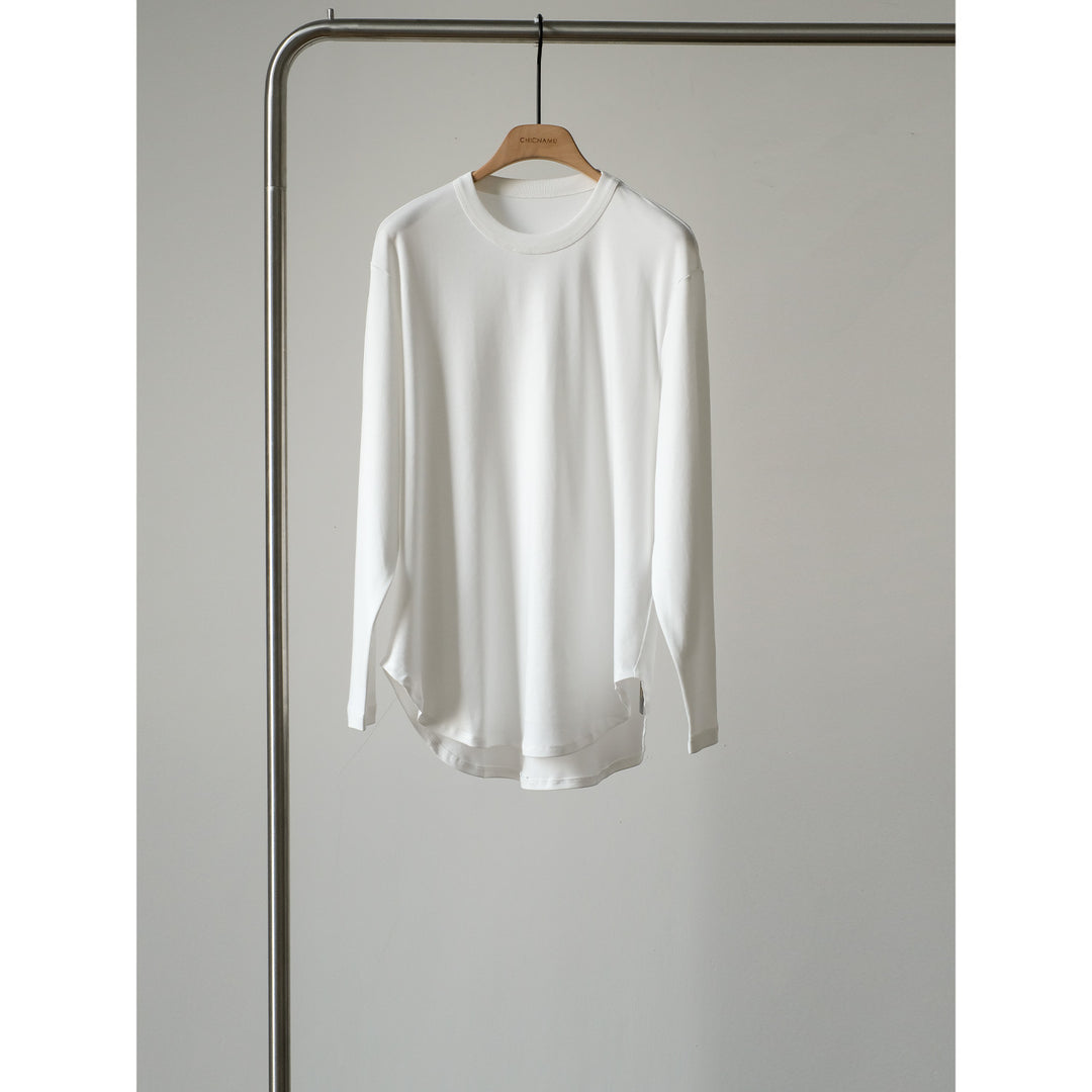 Damen Bequeme Langarm-T-Shirt Shop Nory