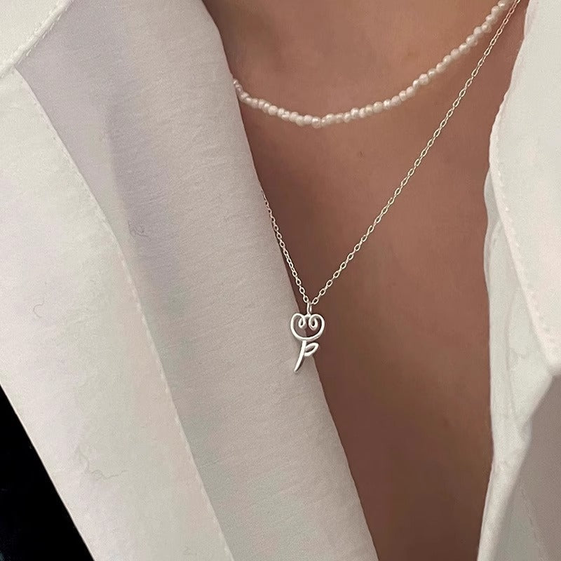Damen Halskette mit kreativem Pflanzenmotiv Shop Nory