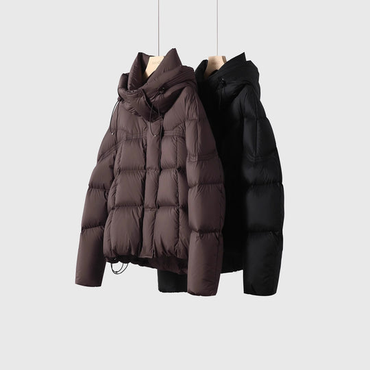 Damen modische Steppjacke mit hohem Kragen Shop Nory