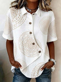 Damen Besonders gestaltete Bluse mit einzigartigem Knopfdetail