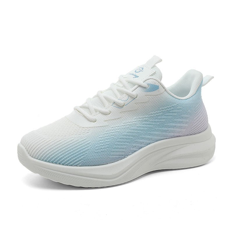 Damen sportliche Leichtgewicht Sneakers mit atmungsaktiver Obermaterialstruktur Shopnory
