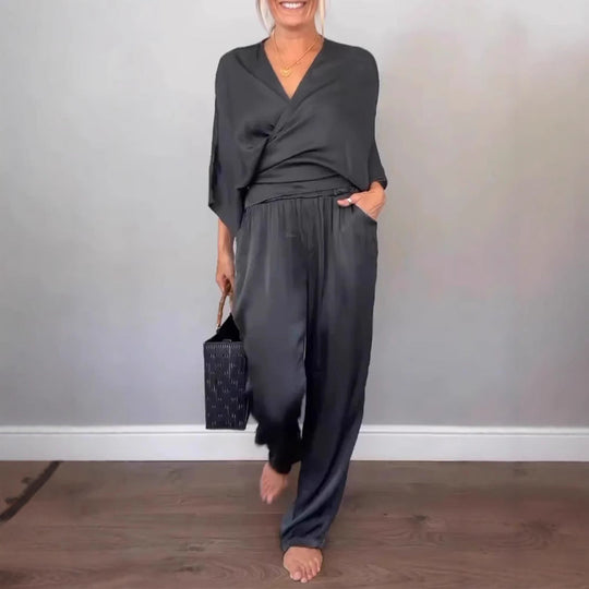 Damen elegantes und bequemes Jumpsuit Set