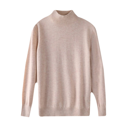 Damen Kurz-Mockneck-Pullover aus Kaschmir‑Look mit leichter Flauschoptik Shop Nory